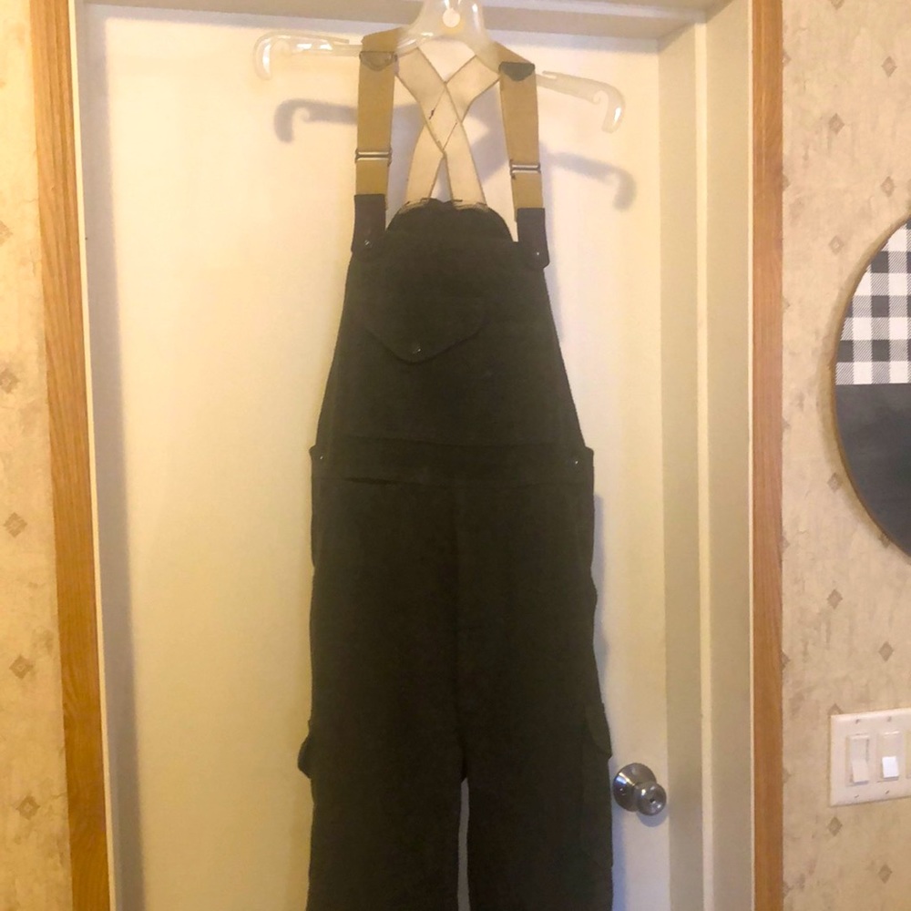 Filson mackinaw wool bibs size 36